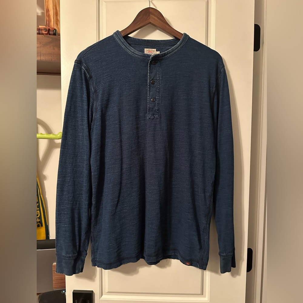 Faherty Indigo Henley
